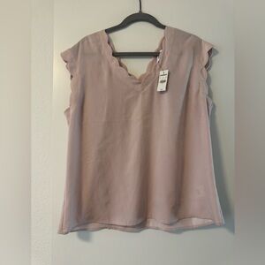 Express Scalloped Blouse